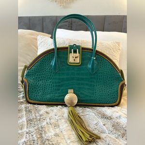 Abigail Riggs Ms. Anthony Collection Purse Seneca Falls Aquamarine